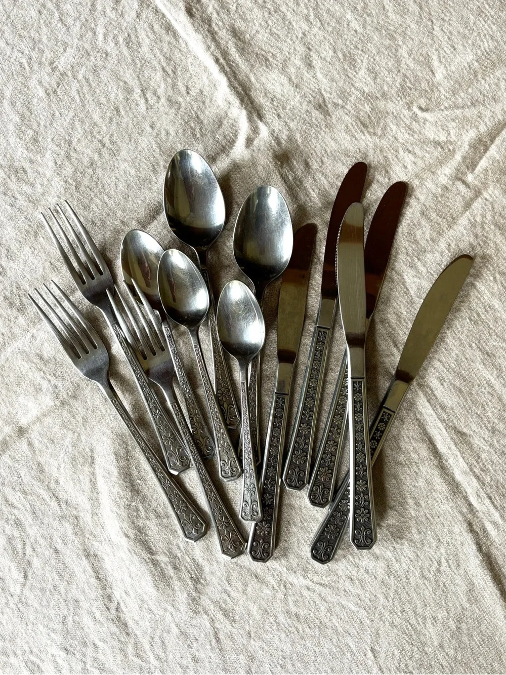 Mid Century Japanese Stainless Flatware